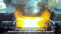 Lancement réussi d'une fusée Ariane 5 de Kourou
