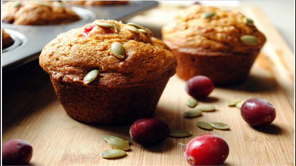 Cranberry Pumpkin Muffins