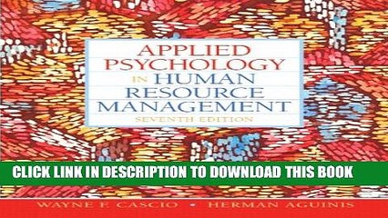 [PDF] Applied Psychology in Human Resource Management (7th Edition) Full Colection