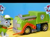 Nickelodeon Paw Patrol La Pat Patrouille Rocky Camion de Recyclage Figurines Jouets