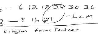 Least Common Multiple Recap