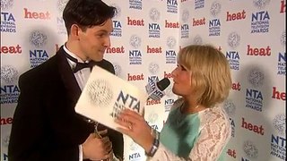 NTA 2013 -Colin Morgan picks up the Drama Performance Male award