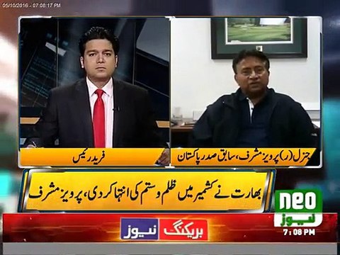 Indian Media Crying After General Pervez Musharruf (R) Statements Against India