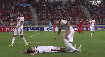 Sebastian Soria Amazing Goal - South Korea 1-2 Qatar - (06/10/2016)