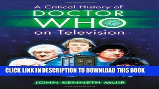 [PDF] A Critical History of Doctor Who on Television Popular Collection