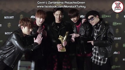 [20.01.2016] Monsta X - Golden Disk Awards Sahne Arkası (Türkçe Altyazılı)