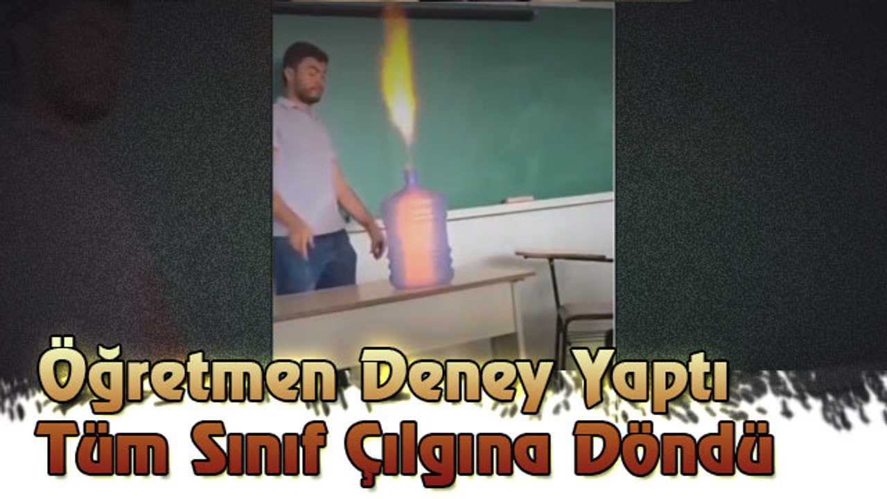 Öğretmen Deney Yaptı Tüm Sınıf Çılgına Döndü