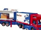 gros camions de jouets avec remorques, camions jouets pour les enfants