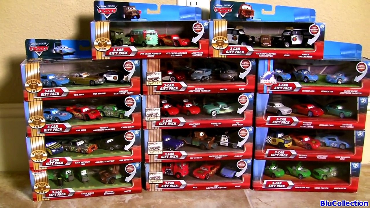 42 CARS Lenticular Eyes 3D Complete Collection Disney Pixar 3Car Pack PistonCup Surprise Boxes