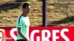 Cristiano Ronaldo Amazing Rabona Goal on Portugal Training 2016
