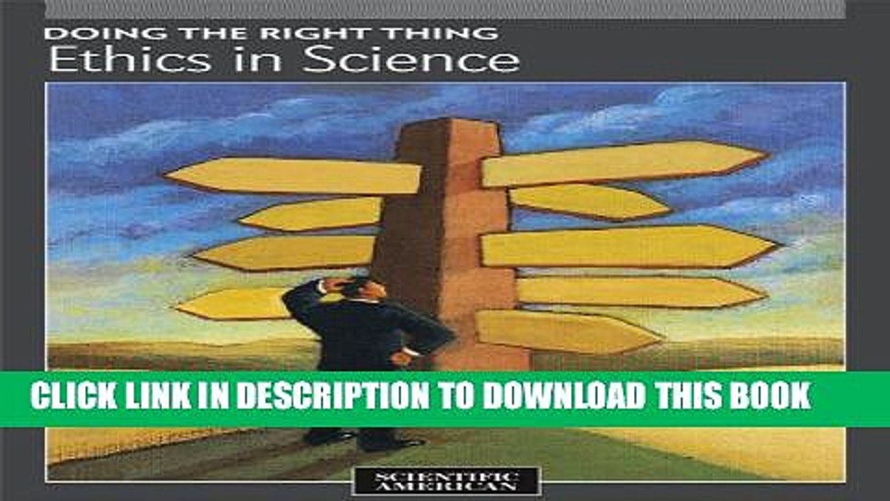 [PDF] Doing the Right Thing: Ethics in Science Popular Colection