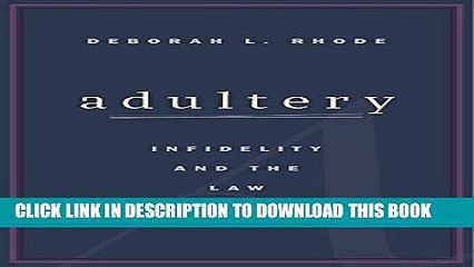 [PDF] Adultery: Infidelity and the Law Full Collection