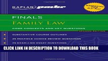 [PDF] Kaplan PMBR FINALS: Family Law: Core Concepts and Key Questions Popular Collection