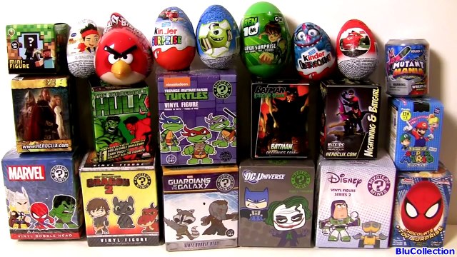 CUBEEZ SURPRISE BOXES Kinder Disney Marvel DC HULK AngryBirds Spiderman Mutant Pixar Mario QUBE Toys