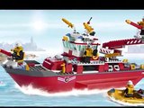 LEGO City Bateau de pompier, Jouets Pour Enfants