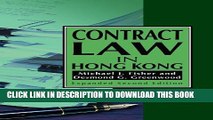 [PDF] Contract Law in Hong Kong (Hong Kong University Press Law Series) Exclusive Online