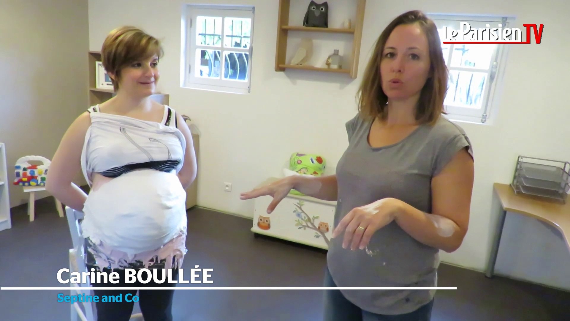 Elle moule le ventre des femmes enceintes - Vidéo Dailymotion
