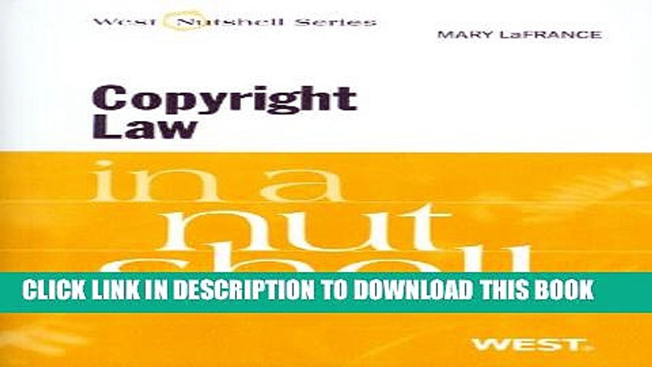 [PDF] Copyright Law in a Nutshell Full Online