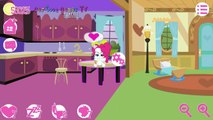 Pony Pinkie Pie episode 2: Pinkie pie home. Caring game for kids