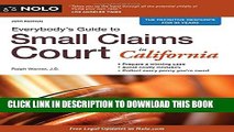 [PDF] Everybody s Guide to Small Claims Court in California (Everybody s Guide to Small Claims
