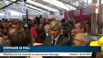 Stéphane Le Foll chahuté au Sommet de l’élevage, les agriculteurs l’invectivent