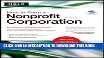 [New] How to Form a Nonprofit Corporation (book w/ CD-Rom) Exclusive Full Ebook