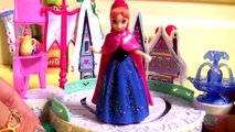 Disney Frozen Elsas Ice Skating Rink set Winter Kids Toy Play Doh Princess Anna Elsa Magiclip dolls