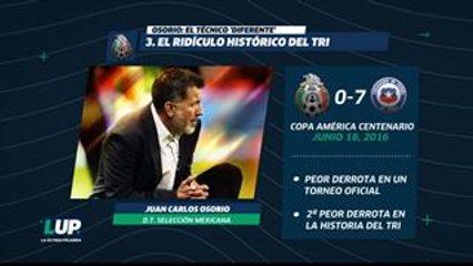 Los puntos álgidos de Osorio: Derrota histórica