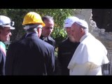Terremoto, Papa Francesco ad Accumoli (04.10.16)