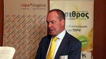 Mark Vanheukelen,Πρεσβευτής και Μόνιμος Εκπρόσωπος της ΕΕ στον Παγκόσμιο Οργανισμό Εμπορίου,στο συνέδριο της CopaCogeca
