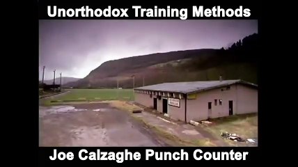 Joe Calzaghe on the punch counter