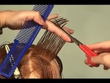 How to Layer Bangs HAIRDRESSING Hair Cut LESSON