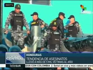 Honduras: gobierno no logra reducir índices de violencia
