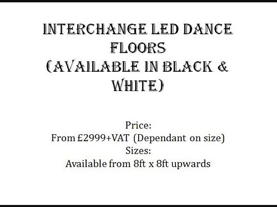 led dance floor for sale