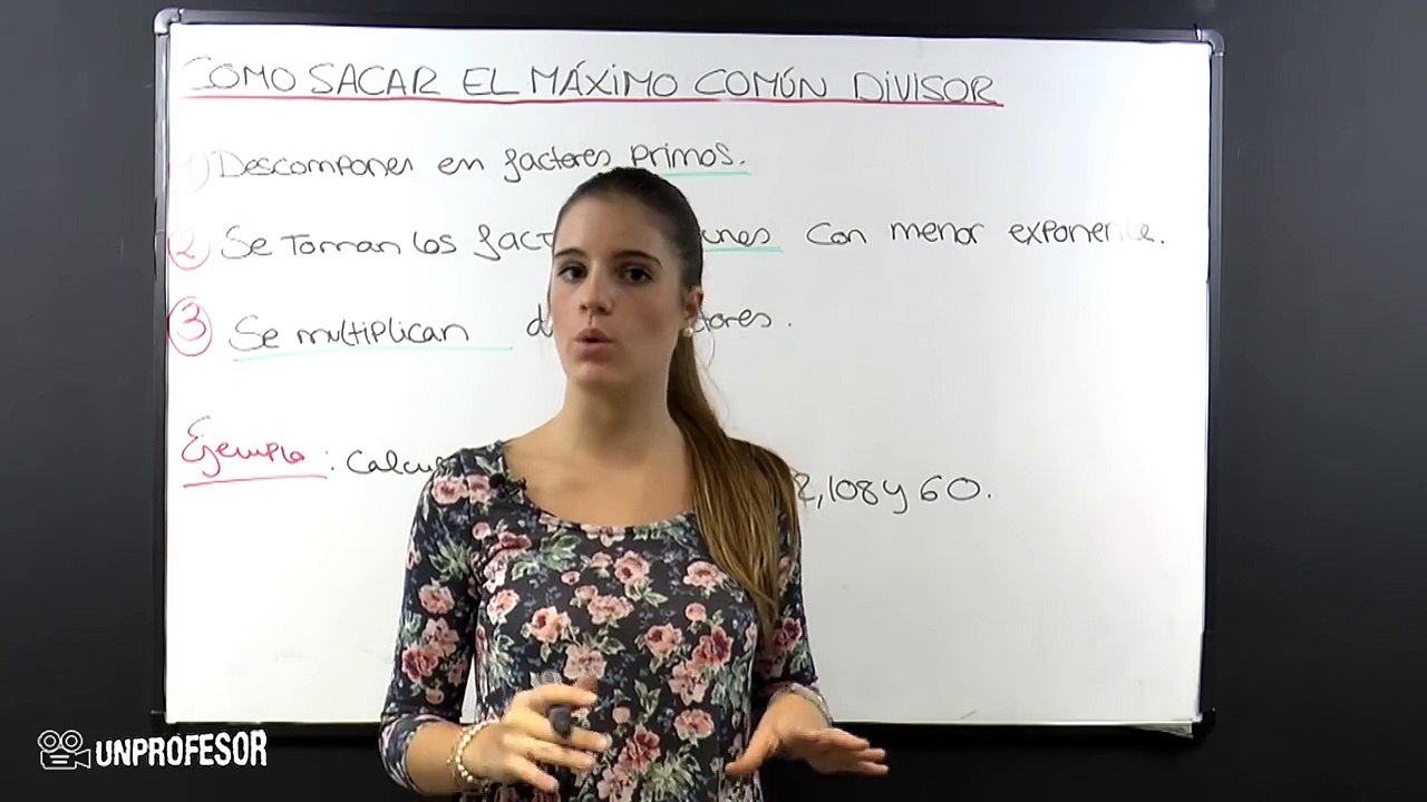 Como Sacar el Maximo Comun Divisor