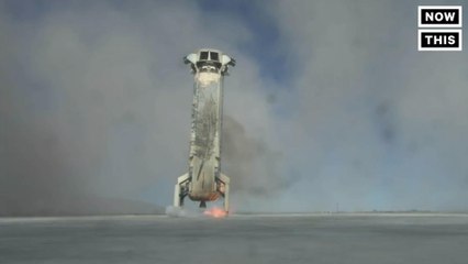 Blue Origin Crew Capsule Landing