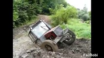 Divertido tractor. Vídeos divertidos chistosos graciosos