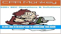 [PDF] CPA Monkey - 500  Multiple Choice Questions for Business Enviroment   Concepts (BEC)