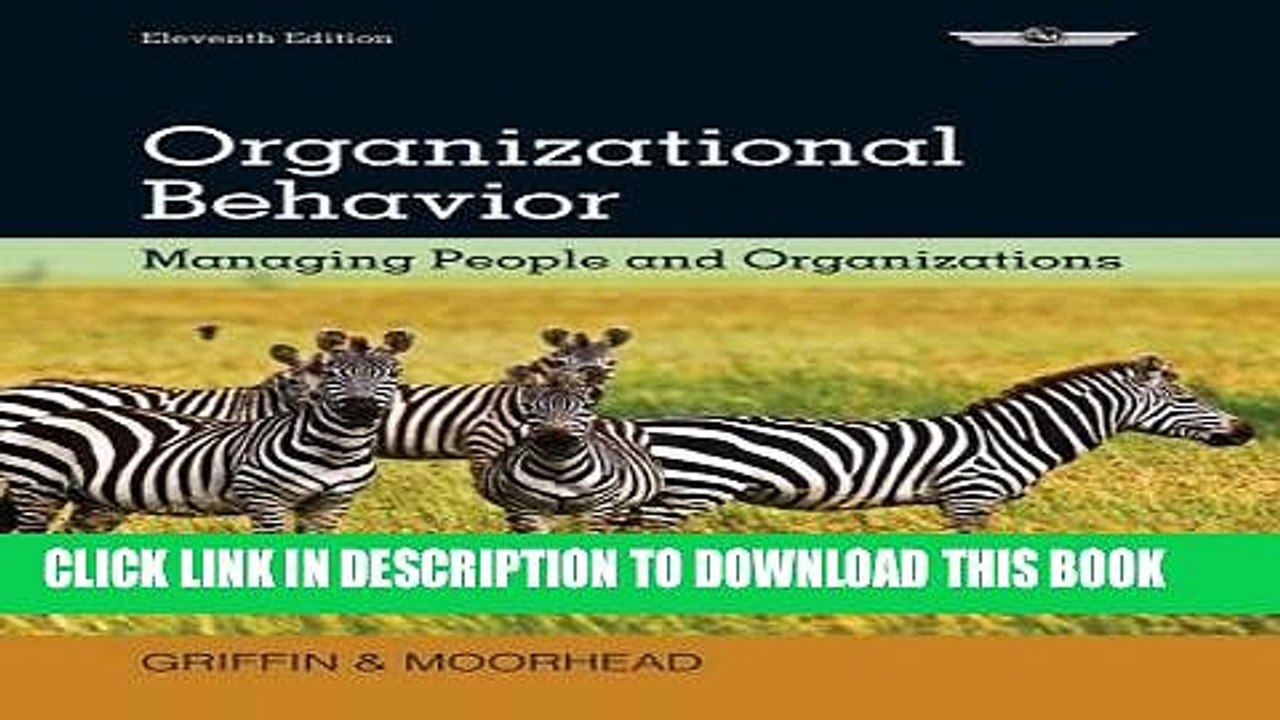 New Book Organizational Behavior: Managing People and Organizations