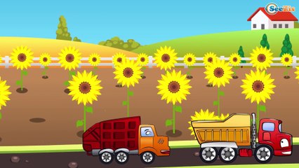 The Excavator - Digger/excavator Construction Vehicle Video for Kids! Cartoons for children