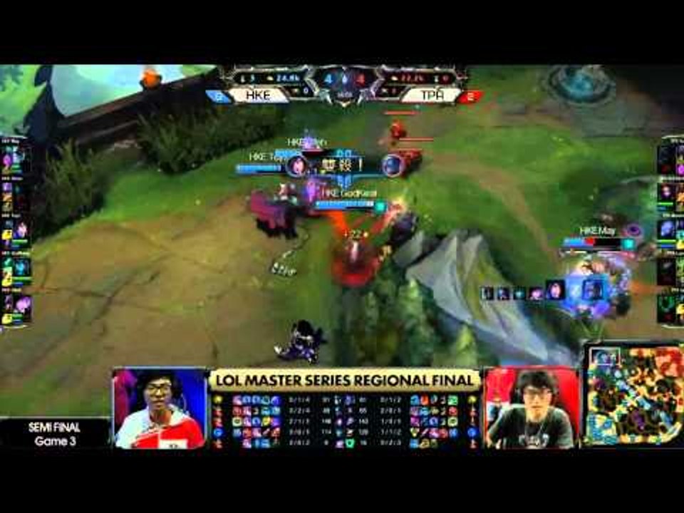 【賽事精華】LMS區域選拔賽 20150814 HKE VS TPA