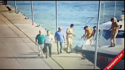 Darbeci amirallerin kaçış anı güvenlik kameralarına yansıdı