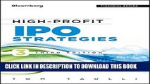 New Book High-Profit IPO Strategies: Finding Breakout IPOs for Investors and Traders