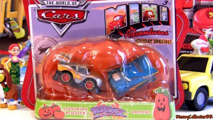 Cars Halloween Eggs Hot Rod Ramone Silver Chrome Lightning McQueen Mini Adventures Disney Pixar toys