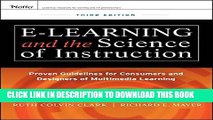 Collection Book e-Learning and the Science of Instruction: Proven Guidelines for Consumers and