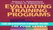 New Book Evaluating Training Programs: The Four Levels (3rd Edition)