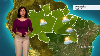 Previsão Norte – Risco de chuva forte no TO