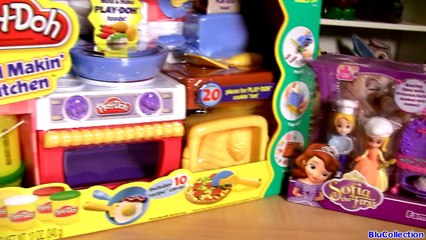 Play Doh Meal Making Kitchen with Disney Sofia the First DC Super Cocinita PlayDough by ToyCollector