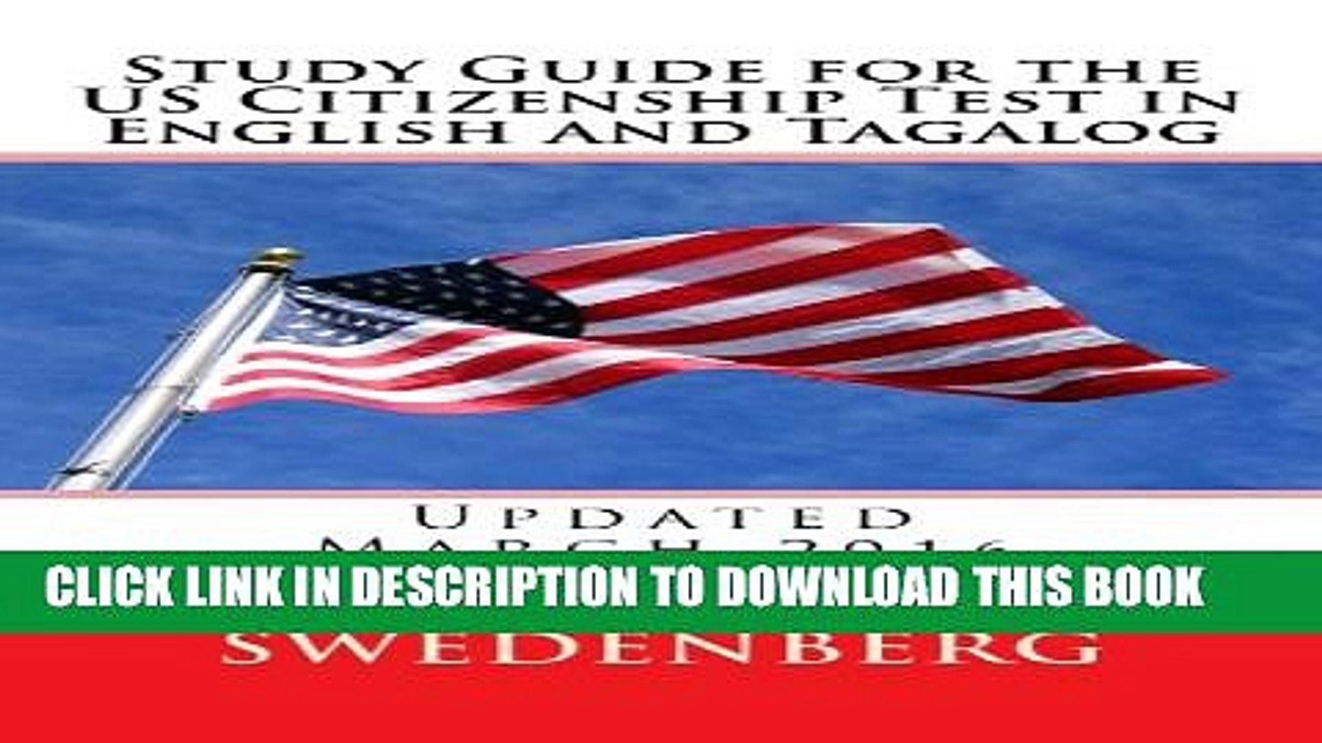 [PDF] Study Guide for the US Citizenship Test in English and Tagalog: Updated March 2016 (Study
