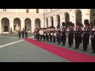 Roma - Renzi riceve il Presidente della Repubblica d’Etiopia (03.10.16)